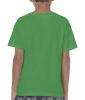 Camisetas manga corta gildan heavy niño irish green con logo vista 1