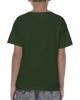 Camisetas manga corta gildan heavy niño forest green con logo vista 1