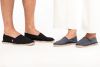 alpargatas unisex burgundy/blanco vista16