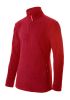 Sudaderas para trabajar velilla forro polar de poliéster rojo vista 1