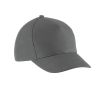 gorra de algodón para niños - 5 paneles dark grey vista3