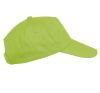 first kids - gorra niños 5 paneles lime vista2