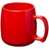 taza de plástico clásica de 300 ml rojo vista1