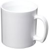 taza de plástico estándar de 300 ml blanco vista1