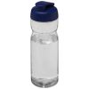 bidón deportivo con tapa flip de 650 ml h2o active® base blanco-azul vista1