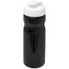 bidón deportivo con tapa flip de 650 ml h2o active® base negro-blanco vista1