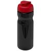 bidón deportivo con tapa flip de 650 ml h2o active® base negro-rojo vista1