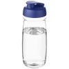 bidón deportivo con tapa flip de 600 ml h2o active® pulse blue vista1