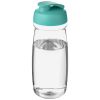 bidón deportivo con tapa flip de 600 ml h2o active® pulse aqua vista1