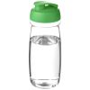 bidón deportivo con tapa flip de 600 ml h2o active® pulse green vista1