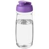 bidón deportivo con tapa flip de 600 ml h2o active® pulse purple vista1