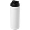 bidón deportivo con tapa flip de 750 ml baseline™ plus blanco/negro vista1