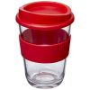 americano® vaso de 300 ml con agarradera cortado rojo vista1