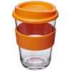 americano® vaso de 300 ml con agarradera cortado naranja vista1