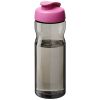 bidón deportivo con tapa flip de 650 ml h2o active® eco base charcoal vista3