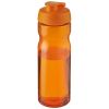 bidón deportivo con tapa flip de 650 ml h2o active® eco base orange vista1