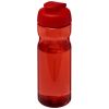 bidón deportivo con tapa flip de 650 ml h2o active® eco base red vista1