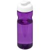 bidón deportivo con tapa flip de 650 ml h2o active® eco base purple/blanco vista1