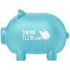 hucha pequeña con forma de cerdito oink burgundy/blanco vista1