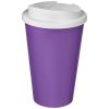 americano® vaso 350 ml con tapa antigoteo purple/blanco vista1