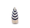 estuche para accesorios - estampado marinero burgundy/blanco vista2
