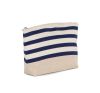 estuche para accesorios - estampado marinero burgundy/blanco vista1