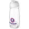 bidón mezclador de 600 ml h2o active® pulse burgundy/blanco vista1