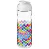 bidón mezclador de 650 ml h2o active® base burgundy/blanco vista1