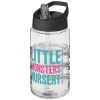 bidón deportivo con tapa con boquilla de 500 ml h2o active® bop burgundy/blanco vista1