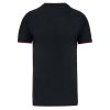 camiseta daytoday hombre manga corta negro/red vista6