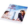 libreta a5 desk-mate® con cubierta envolvente burgundy/blanco vista1