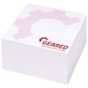 taco de notas 1c block-mate® 100x100 burgundy/blanco vista1