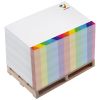 taco de notas pallet 2a block-mate® 120x80 burgundy/blanco vista1