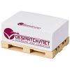 taco de notas pallet 2b block-mate® 120x80 burgundy/blanco vista1