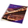 libreta a5 con espiral desk-mate® burgundy/blanco vista1
