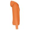 sudadera capucha y cremallera ecorresponsable hombre manga larga naranja claro vista6