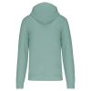sudadera capucha y cremallera ecorresponsable hombre manga larga sage vista6