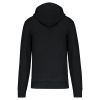 sudadera capucha y cremallera ecorresponsable hombre manga larga negro vista6