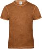 camiseta dnm plug in hombre manga corta marron vista1