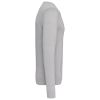 jersey cuello de pico hombre manga larga grey melange vista6