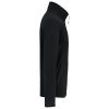 chaqueta micropolar con cremallera manga larga negro vista3