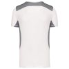 camiseta deportiva bicolor manga corta blanco-gris vista3