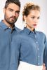 camisa denim mujer manga larga vista3