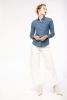 camisa denim mujer manga larga vista5