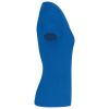 camiseta de deporte cuello de pico mujer manga corta azul vista6