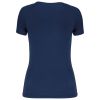 camiseta de deporte cuello de pico mujer manga corta navy vista3