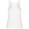 angelina - camiseta tirantes mujer sin mangas blanco vista3
