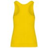 angelina - camiseta tirantes mujer sin mangas amarillo vista3