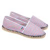 alpargatas unisex burgundy/blanco vista3