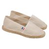 alpargatas unisex burgundy/blanco vista8